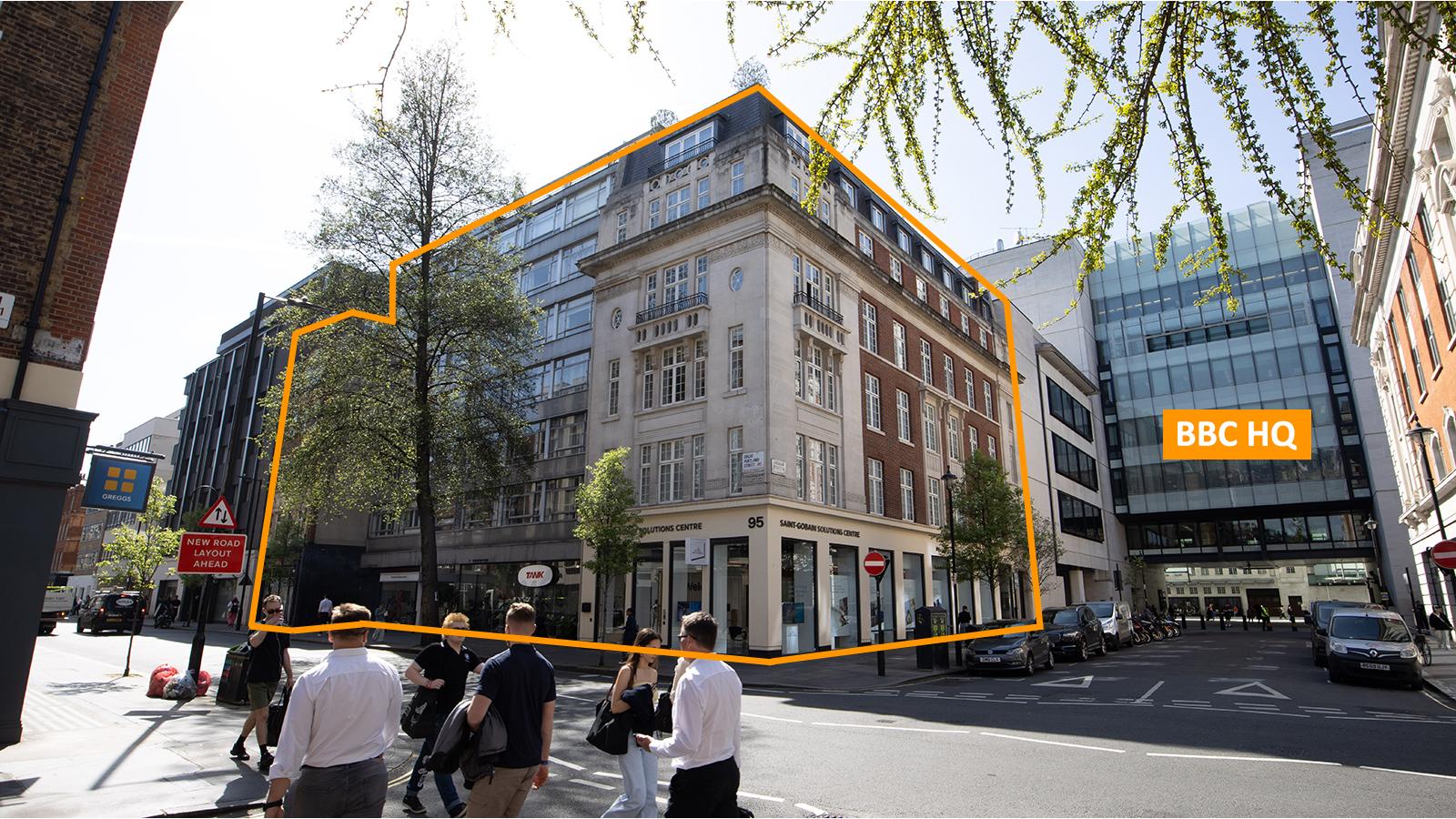85 Great Portland Street & 5 All Souls Place, 87-93 Great Portland Street<br>and 95 Great Portland Street & 30-34 Langham Street<br>London<br>W1W 7NY